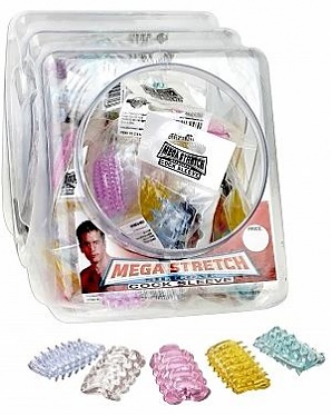 Mega Stretch Cock Sleeve 72pc Bowl