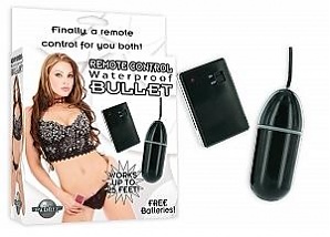 Remote Control Bullet Black W/p