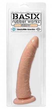 Basix 7" Flesh Slim Dong