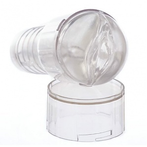 Clear Realistic Feel Cyberskin Fleshlight Masturbator