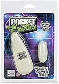 Pocket Exotics Glowing Bullet Glow In The Dark 2.1 Inch Ivory (135698)