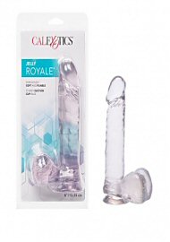 Jelly Royale Dong With Suction Cup 6 Inch Clear (186839.1)