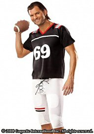 Football Player Black/white S/m (85530)